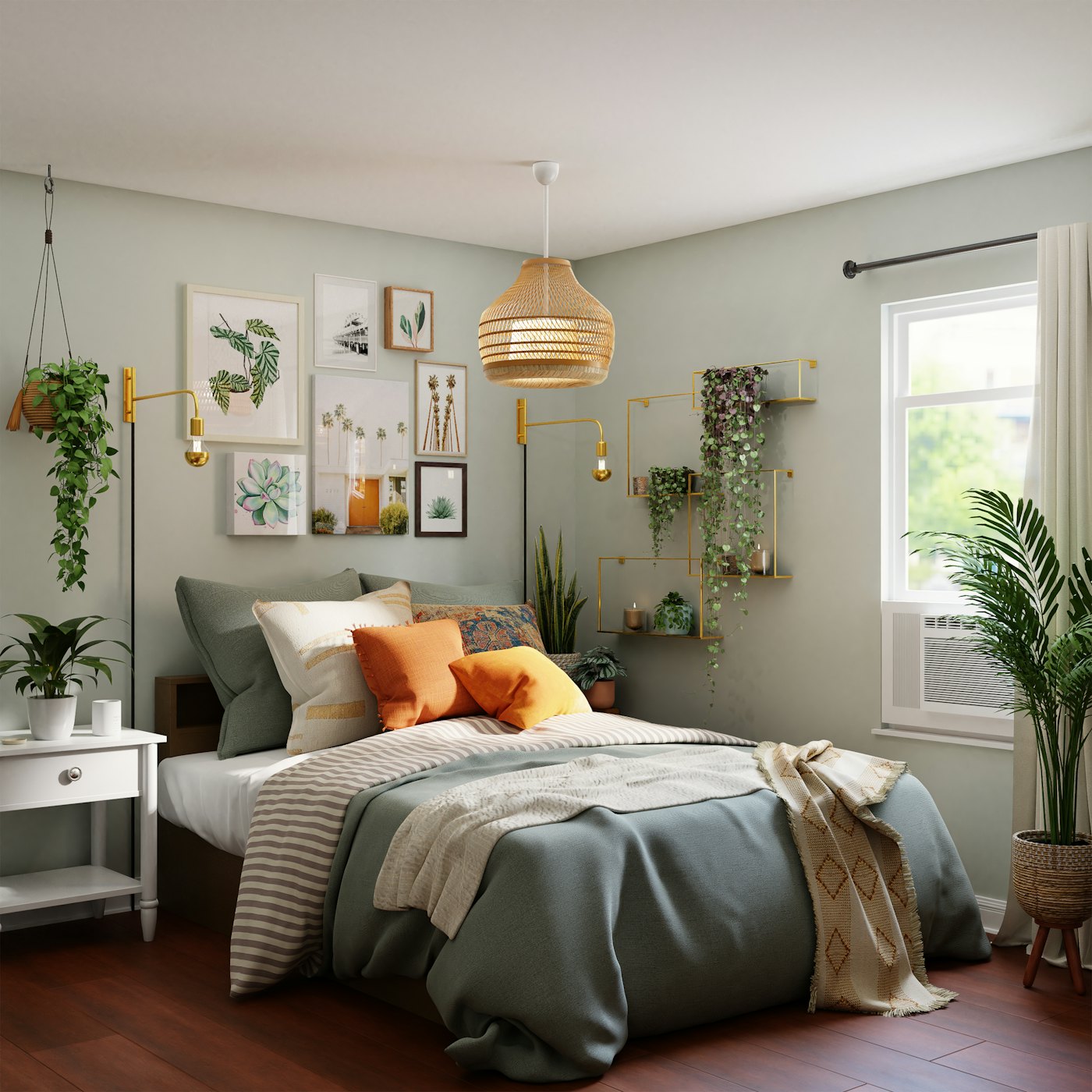 Finished bedroom